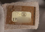 Crystal Bead Jewel Gold Medium Flap Bag