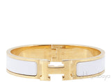 Clic Clac White H Bracelet PM