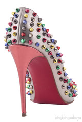 Follies Multicolor Spikes Heels