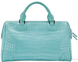 Tiffany Blue Crocodile Handbag