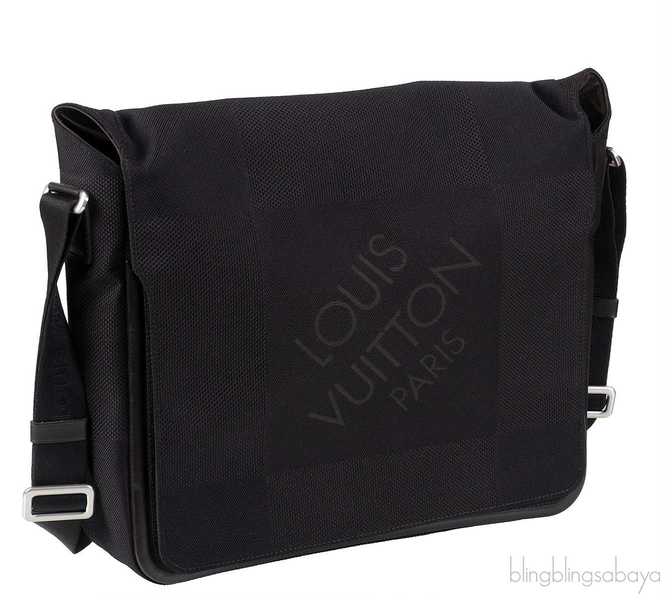Louis Vuitton Black Denier Geant Canvas Messenger
