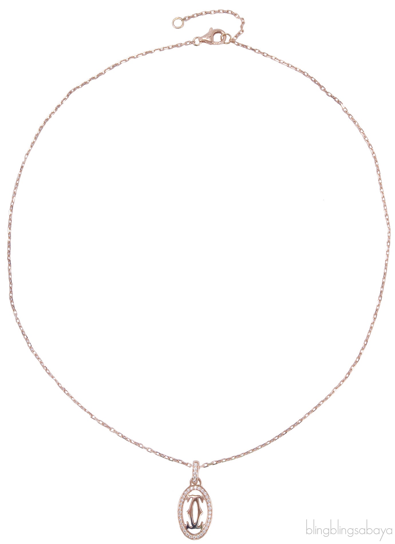Logo Double C Diamond Necklace