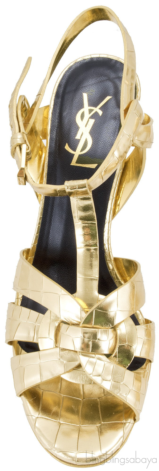 Crocodile Print Gold Tribue
