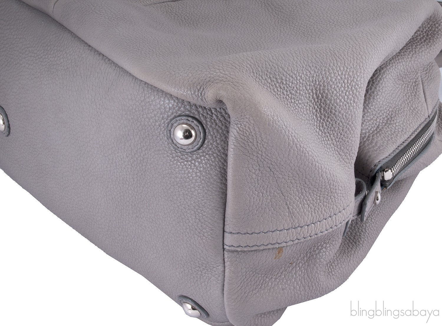 Grey Boston Bag
