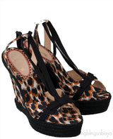Isabelle Leopard Print Wedge