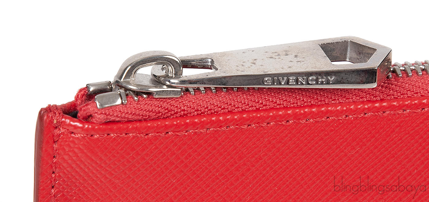 Red Iconic Print Pouch