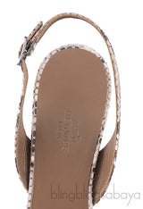 Night 70 Snakeskin Slingback