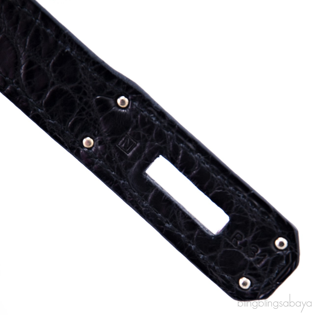 Birkin 30 Black Matte Nilo Croco
