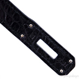 Birkin 30 Black Matte Nilo Croco