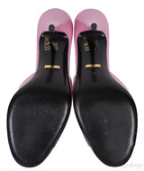 Gucci Patent Pink Scarlet Leather Sandals