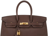 Birkin 35 Choco Brown Togo GHW