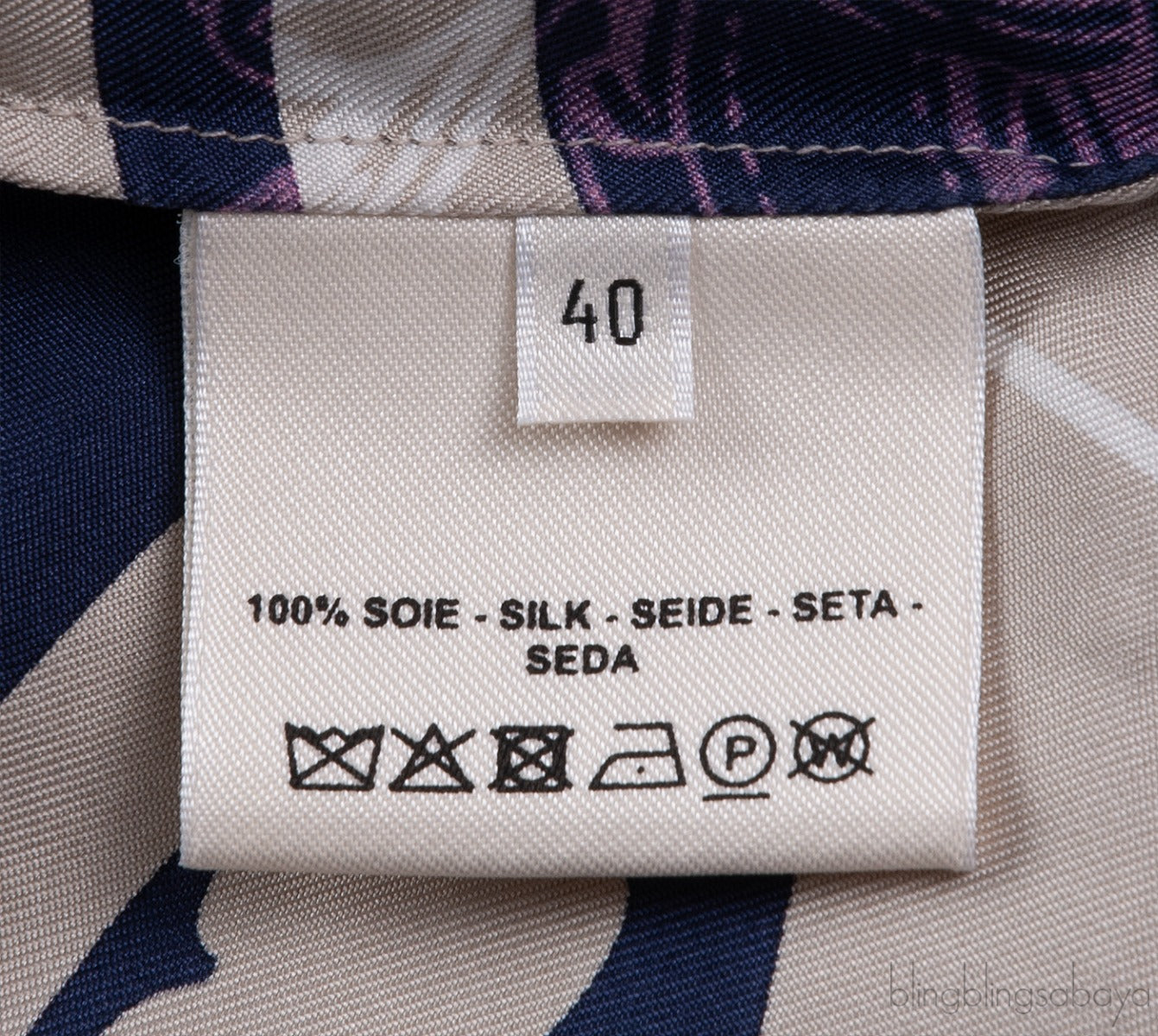 Multicolor Brides De Gala Silk Blouse