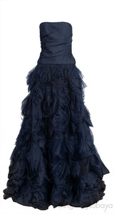 Midnight Blue Tube Gown