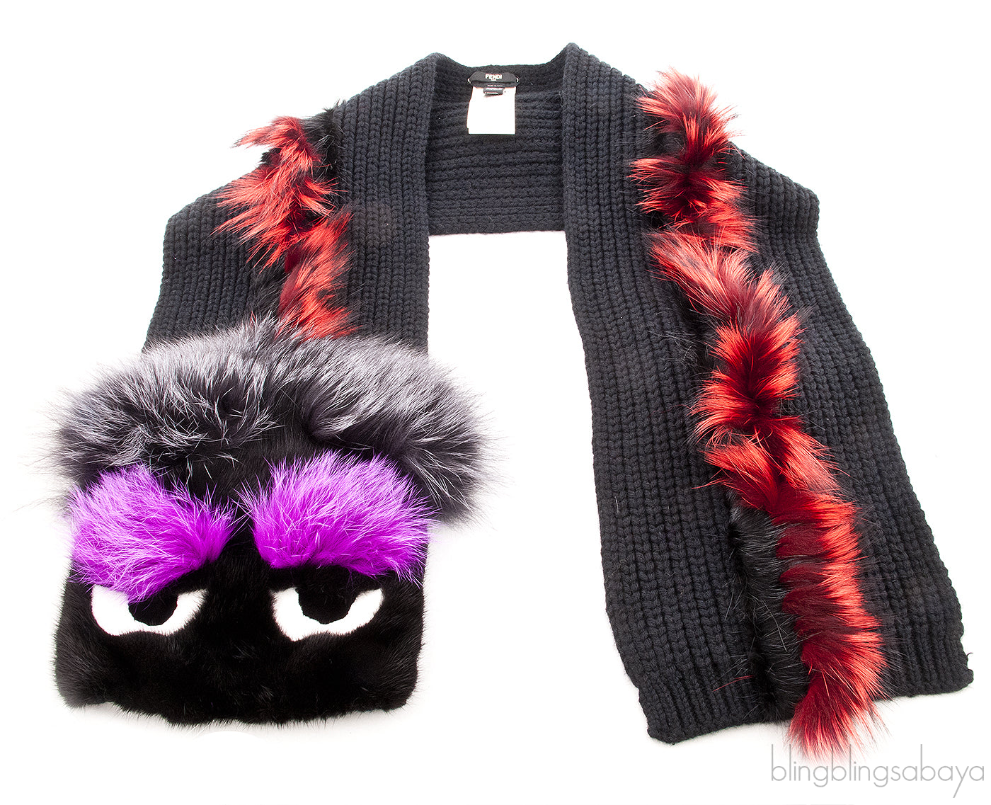 Bag Bugs Scarf Black