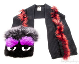 Bag Bugs Scarf Black