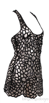 Agent Provocateur Sequin Embellished Cut-out Tank Top