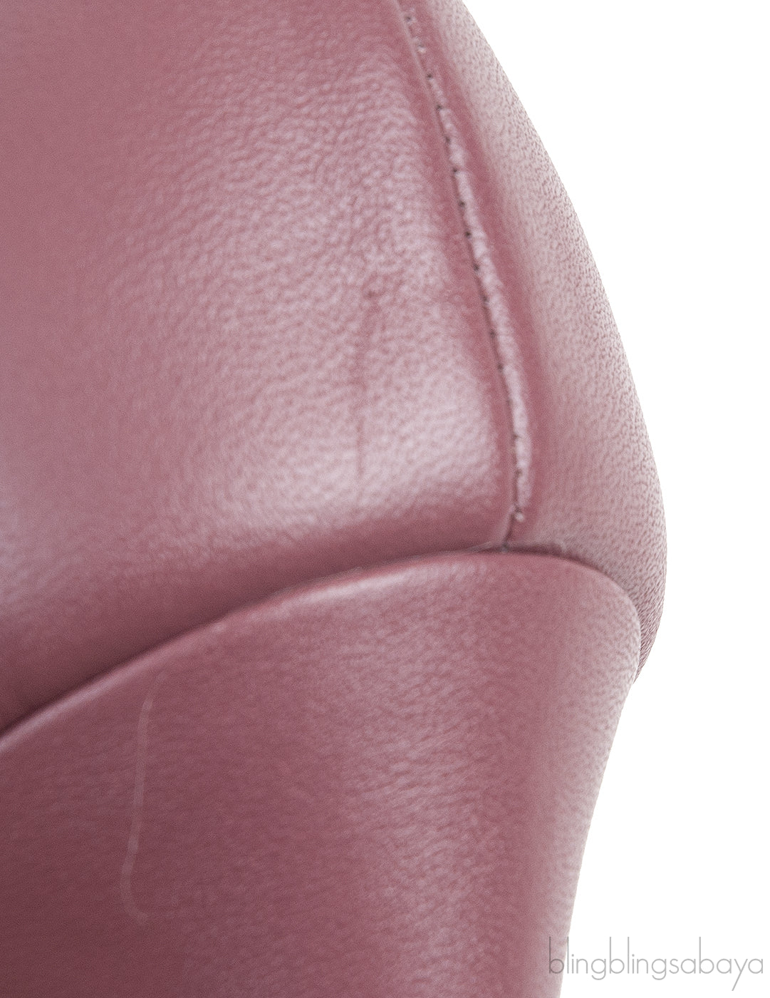 Plum Crystal Embellished Vamp Heels