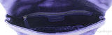 Blue Violet Satin Clutch