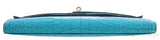 Kelly Cut Alligator Matte Bleu Paon
