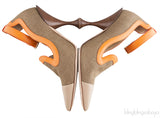 Brecon Contrast Trim Canvas Pumps