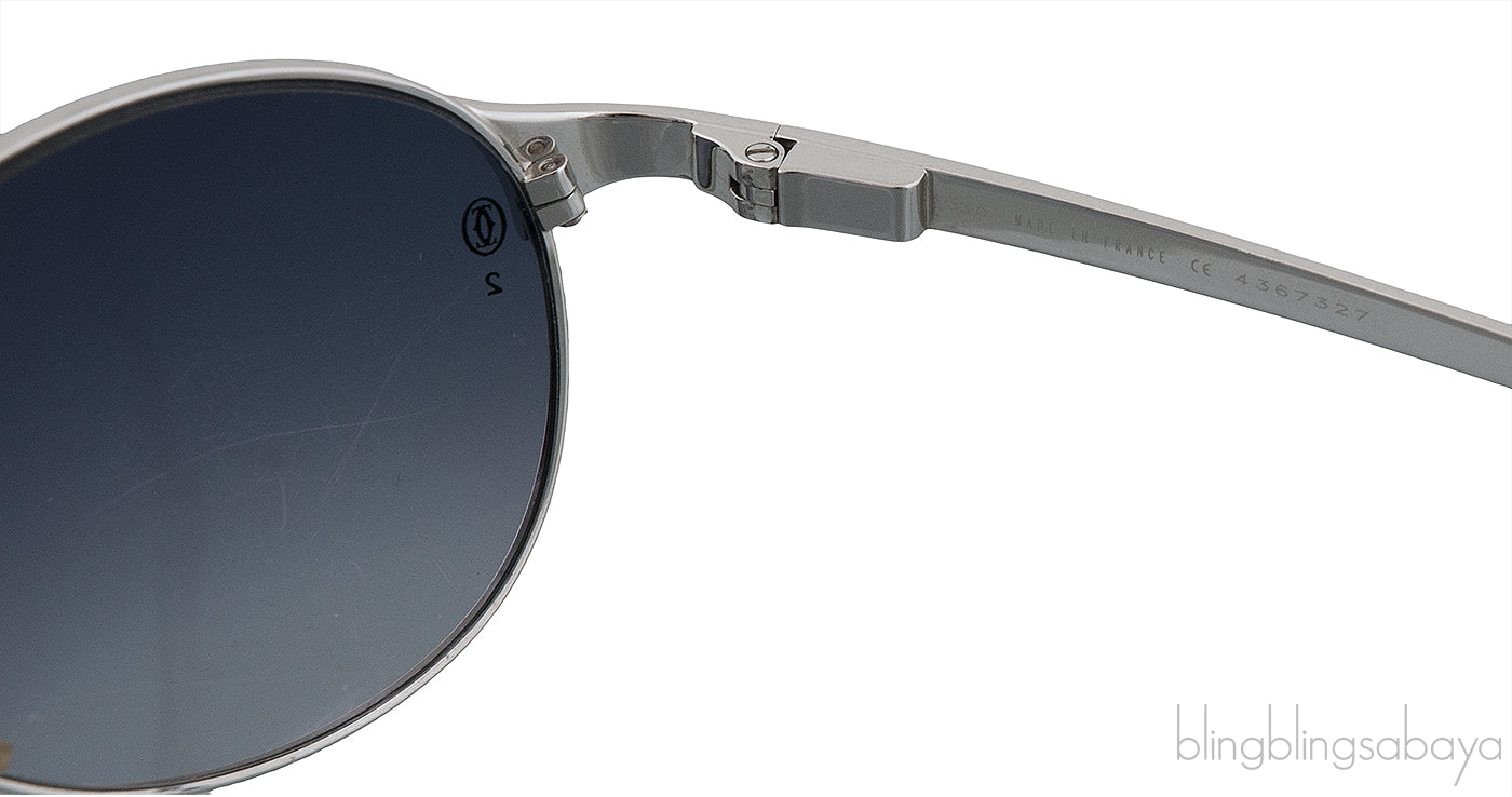 Cartier Edition Santos-Dumont Aviator Sunglasses