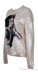 Off-White Disney Sequin Embellished Sweatshirt