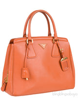 Papaya Parabole Saffiano Bag
