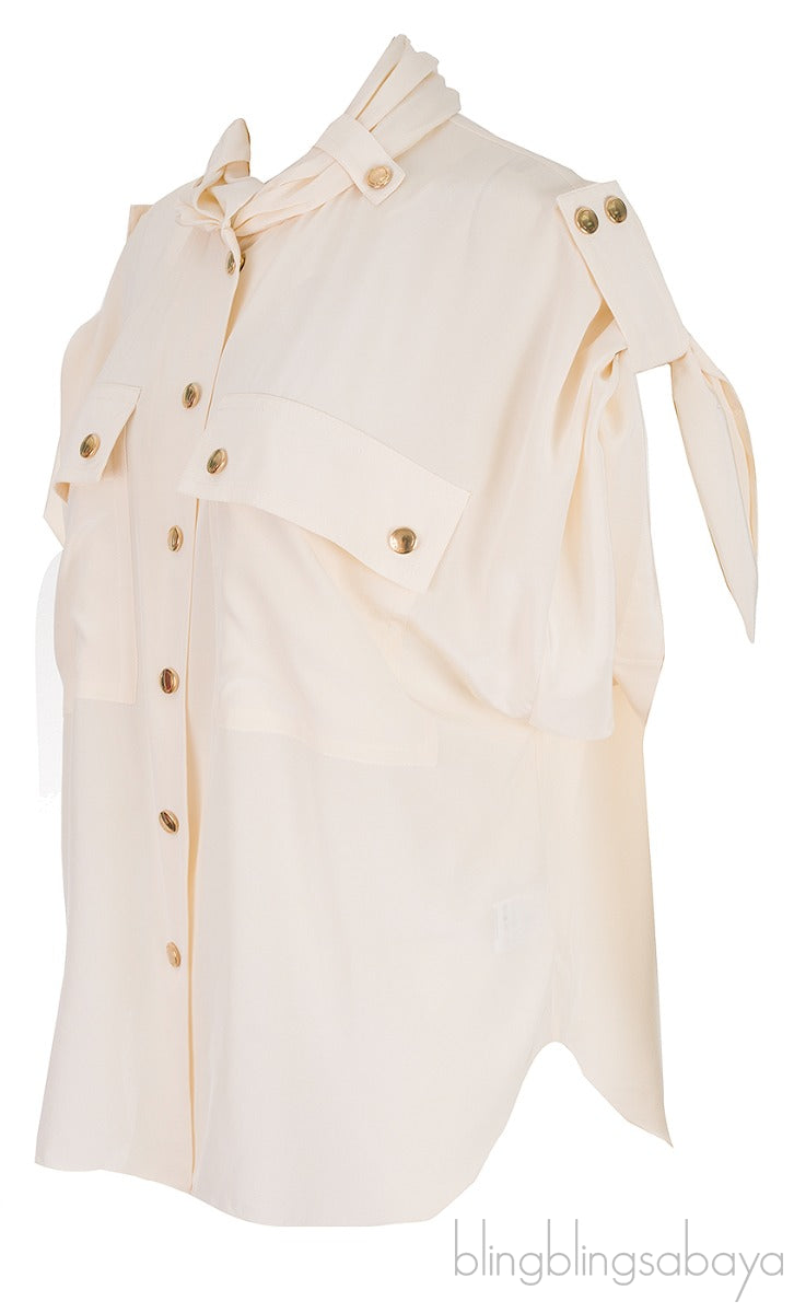 Chest Pocket Blouse