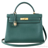 Kelly 32 Vintage Vert Clair GHW