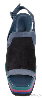 Hermes Black Suede Edgy 65 Sandals