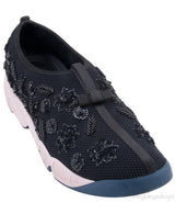 Floral Black Fushion Sneakers