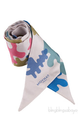 Multi-color Abstract Print Twilly