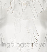 Ruffled Bi-color Dress