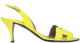 Night 70 Patent Citron Slingback