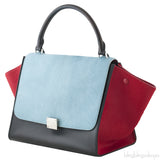 Trapeze Luggage Tri-color Pony Hair*