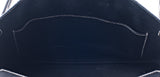 Birkin 30 Black Box Beige Stitching