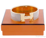 Clic Clac H Wide Bracelet Etoupe