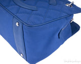 CC Denim Quilted Tassel Handbag
