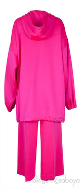 Oversized Appliquéd Stretch-scuba Hoodie & Trouser
