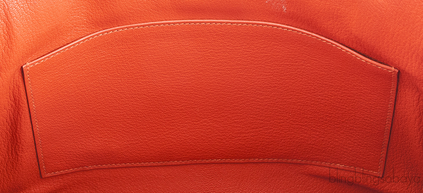 Birkin 30 Orange Ostrich PHW