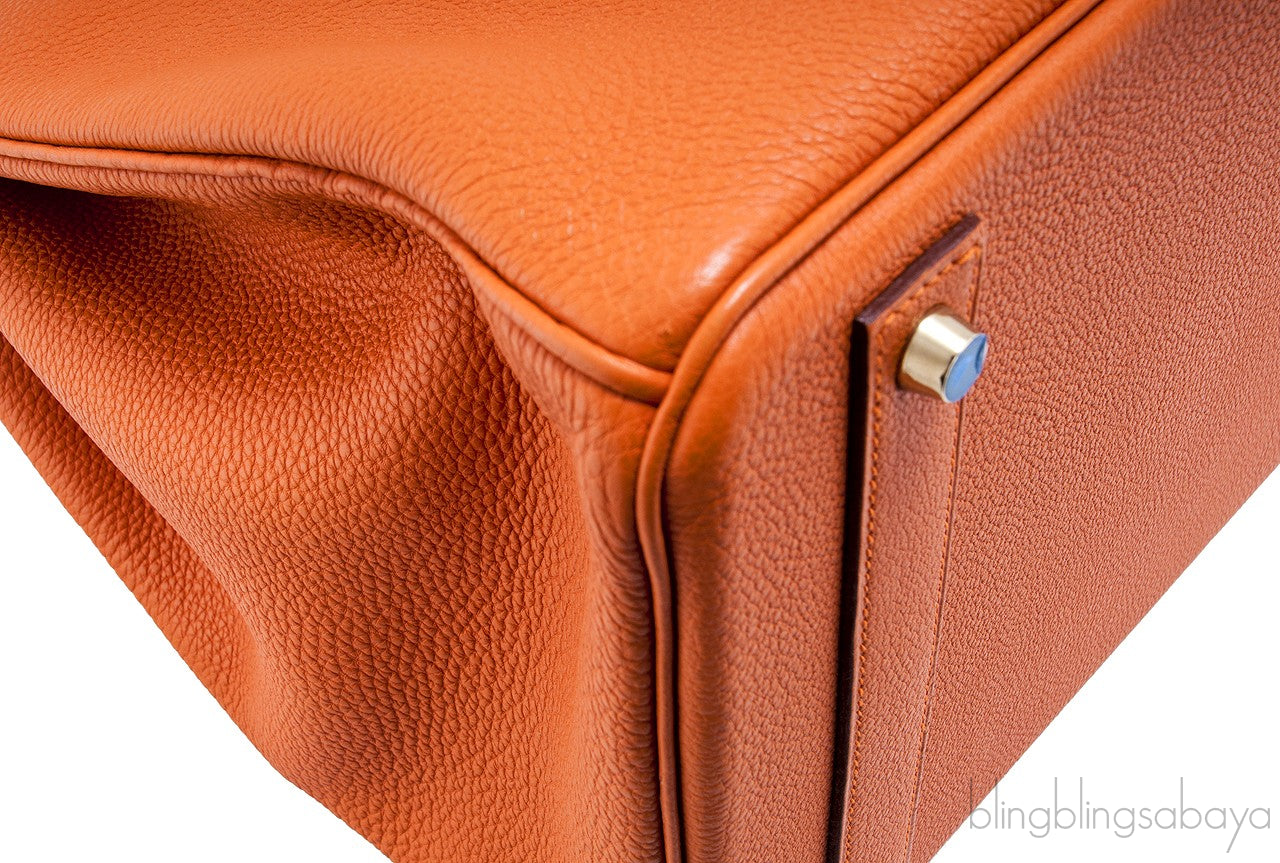 Birkin 40 Orange Togo GHW