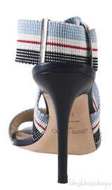 Stripe Multi-color Strappy Sandals