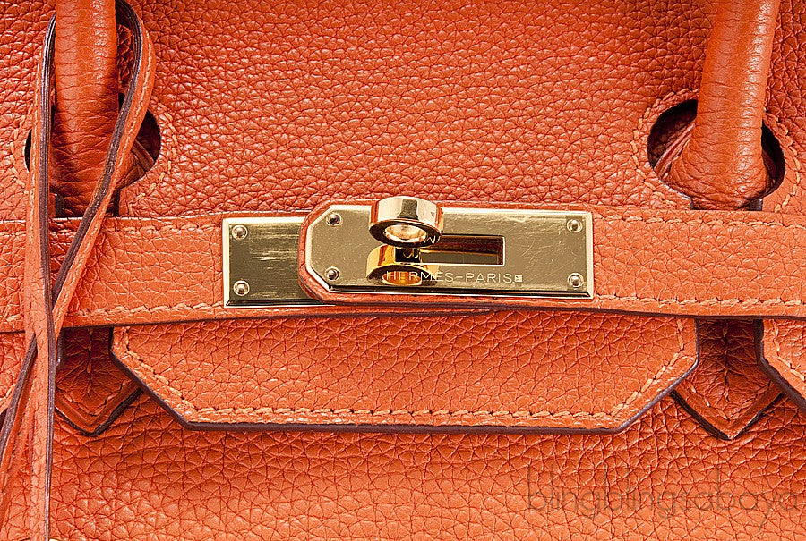 Birkin 35 Orange Togo GHW