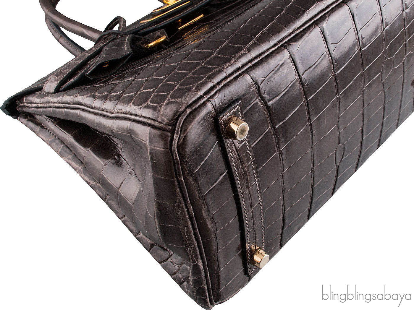 Birkin 30 Graphite Crocodile GHW
