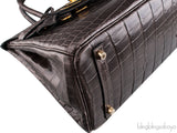 Birkin 30 Graphite Crocodile GHW