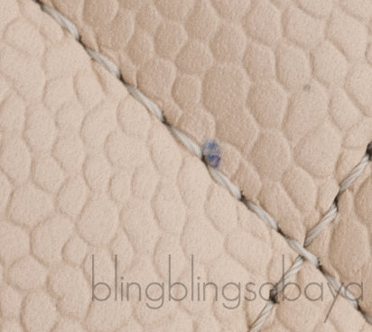 Beige Caviar Jumbo Flap Bag