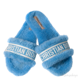 Christian Dior Chez Moi Blue & White Slide