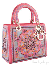 Lady Dior Multicolor Light Pearls & Thread Embroidery