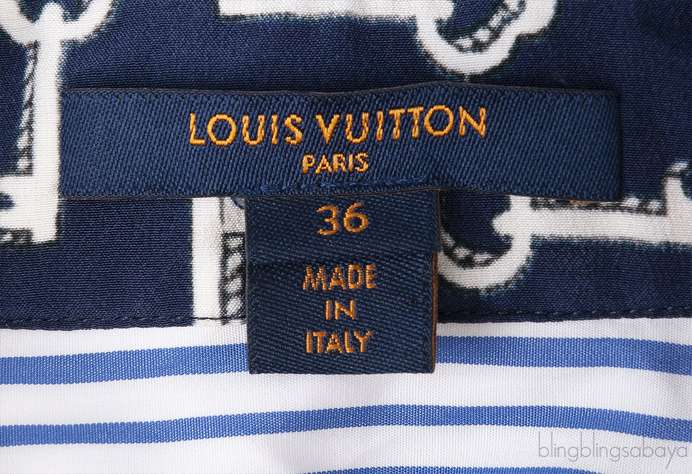 White And Blue Striped Poplin Shirt and Blue Silk Trouser