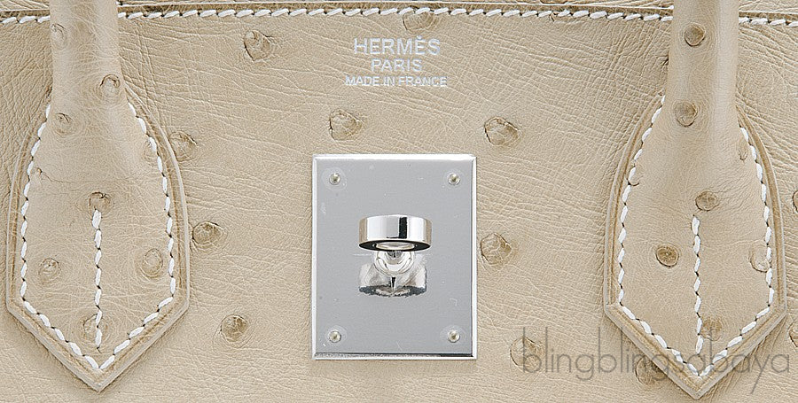 Birkin 30 Parchemin Ostrich